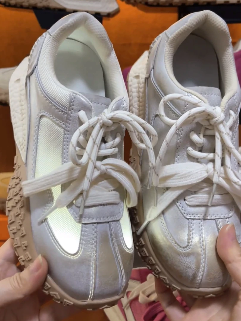 7cm厚底德训鞋女款时尚隐形内增高阿甘鞋小个子百搭休闲运动鞋子