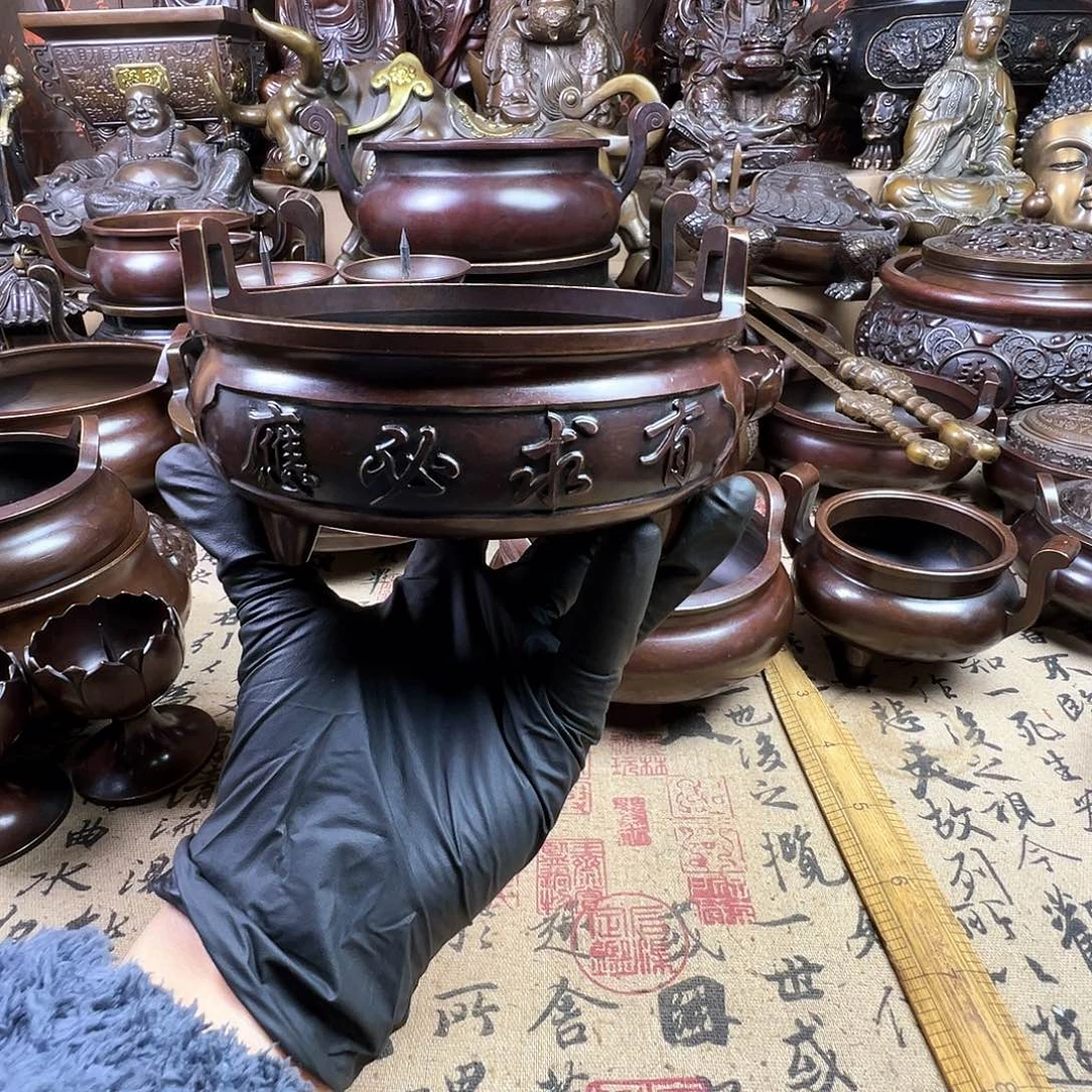 香炉 家用供香炉 风水摆件 聚宝盆 家居摆件