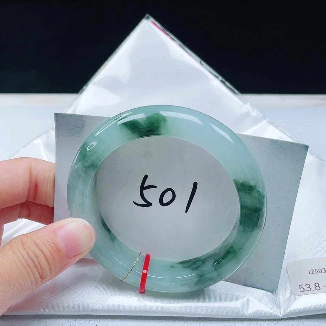 翡翠未镶嵌手镯53+正圈