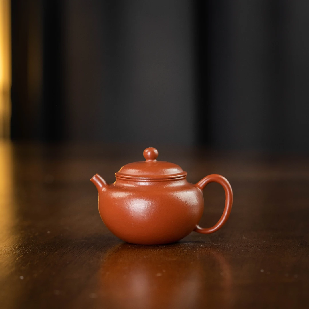 珽珽茶器 小贡珠 朱泥 90cc家用紫砂壶tt2