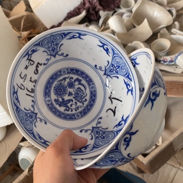 碗瓷景德镇高温细白瓷餐具