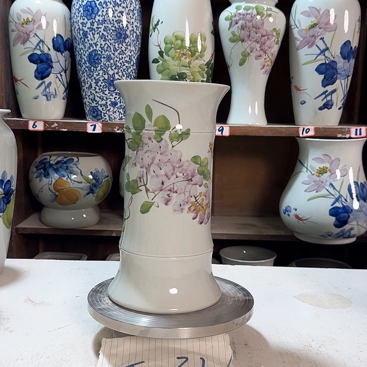 瓶竹子紫藤高29 新款陶瓷陶瓷