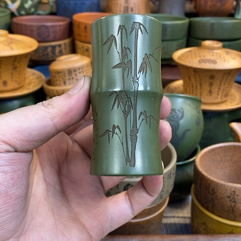 【闪购商品】紫砂杯子宜兴全手工紫砂杯