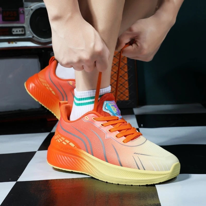 【WD3507-橘色】男女同款潮鞋百搭运动休闲鞋【辉哥】