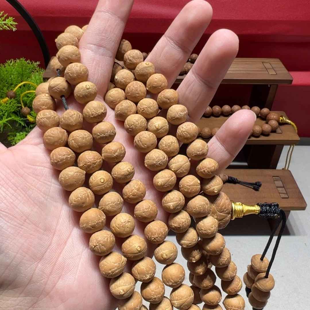 凤眼菩提手串10.5mm矮桩精挑108颗