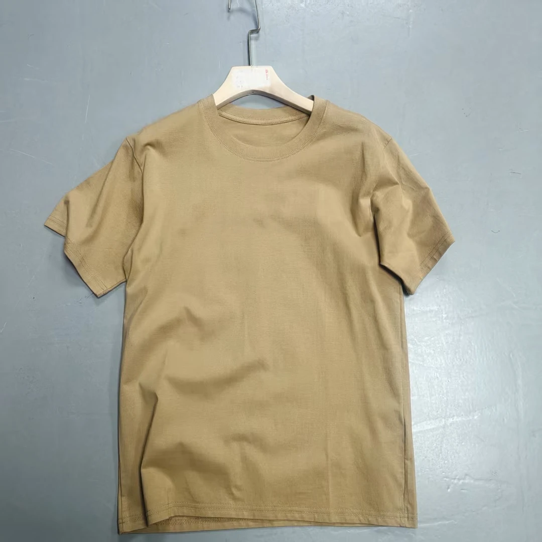 【南油玲姐】卡其色男女同款短袖T恤TX195