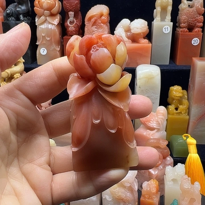 寿山石印石寿山石手工雕刻