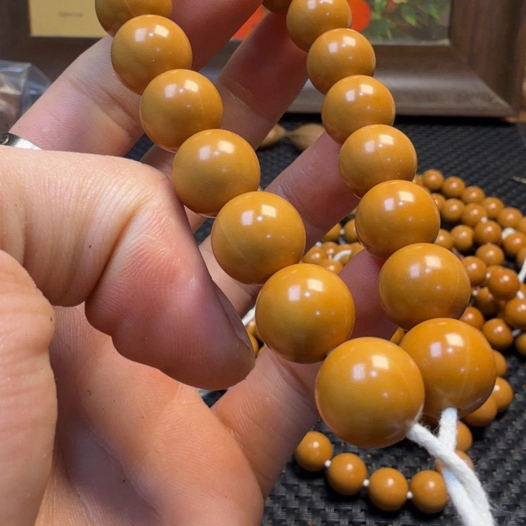 橄榄核手串/手链猴头光珠