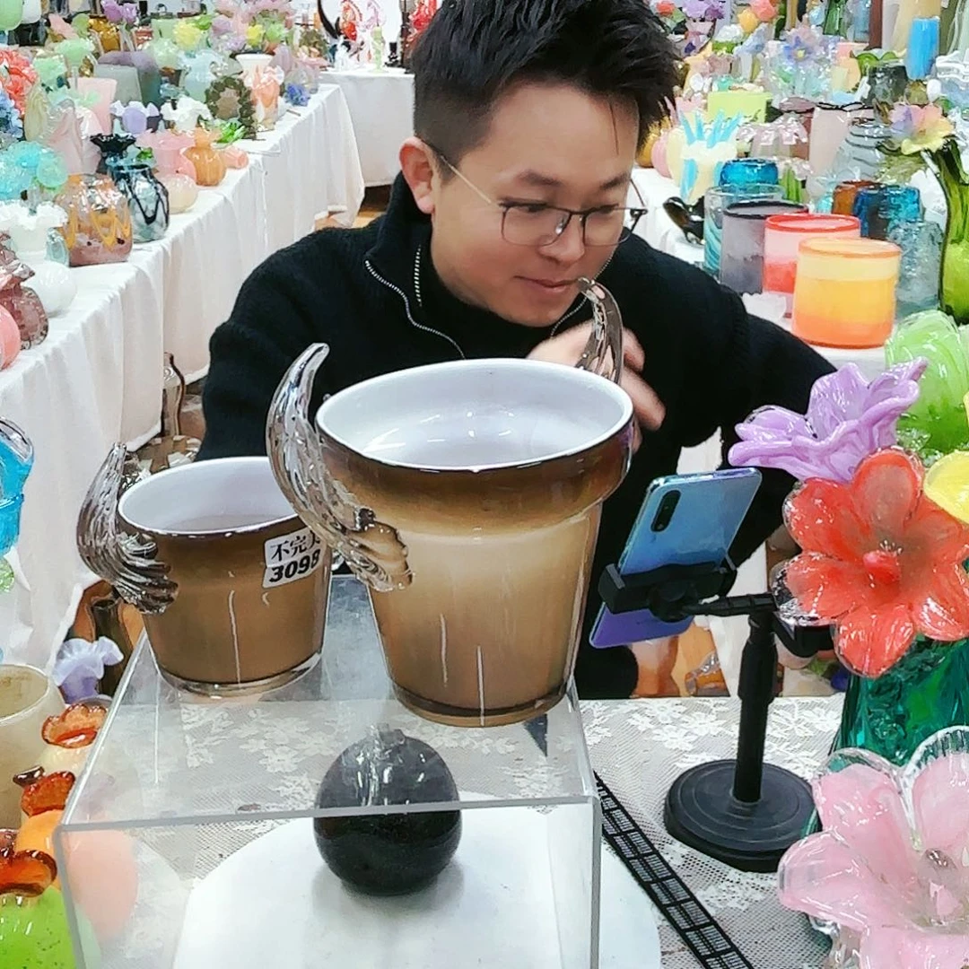 福利不退不换琉璃花瓶花器艺术品