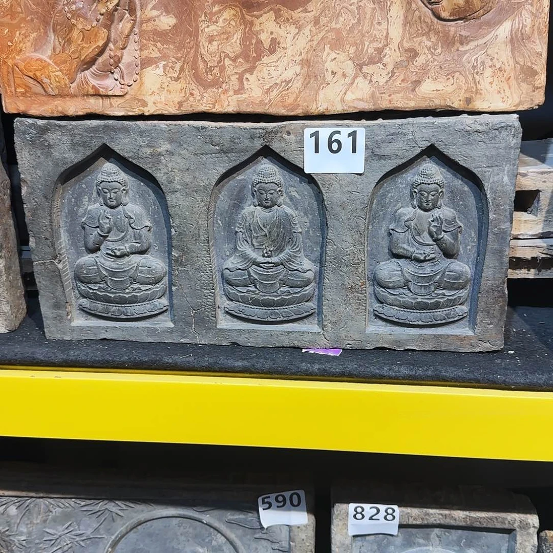老砖茶台，砚台，画像砖