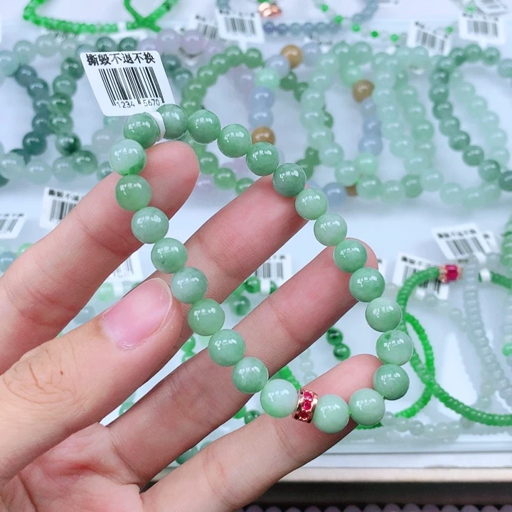 未镶嵌手链翡翠翡翠