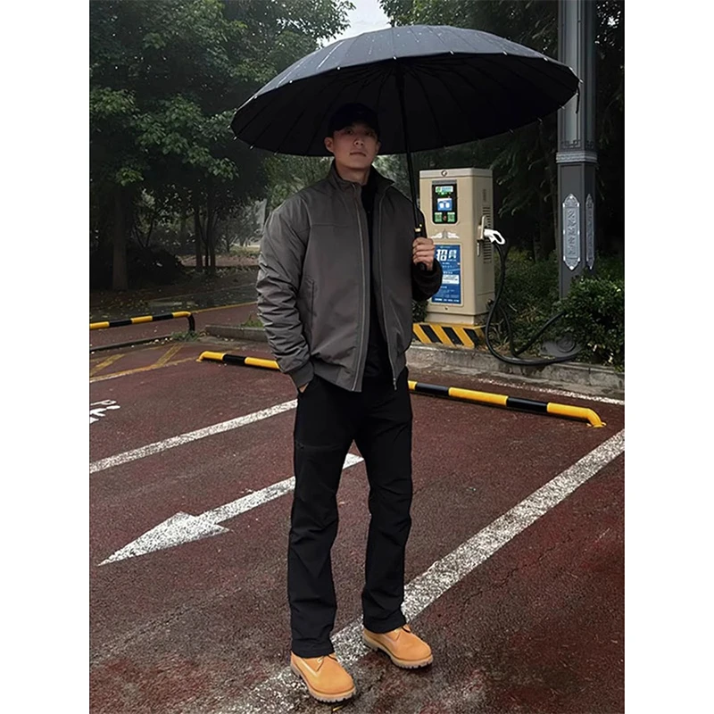 三防软壳冲锋长裤男款秋冬季硬汉穿搭加绒防水裤子机能户外登山裤