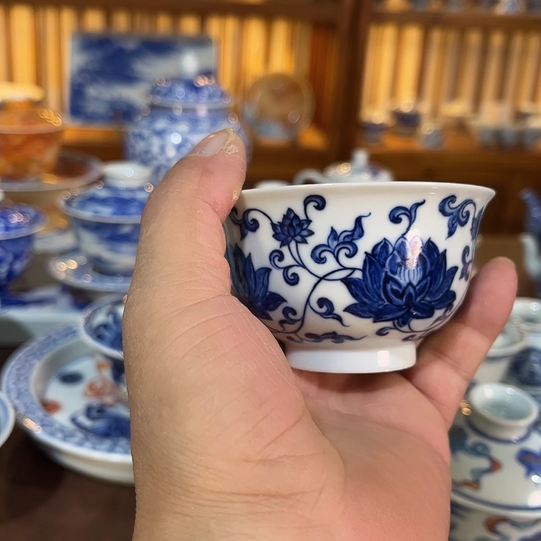 錡镇堂手工手绘绘杯