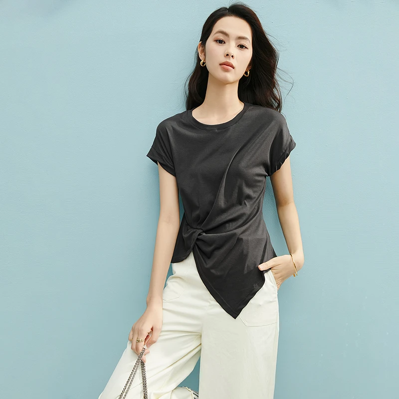 【断码清仓】2025上衣短袖女24122604