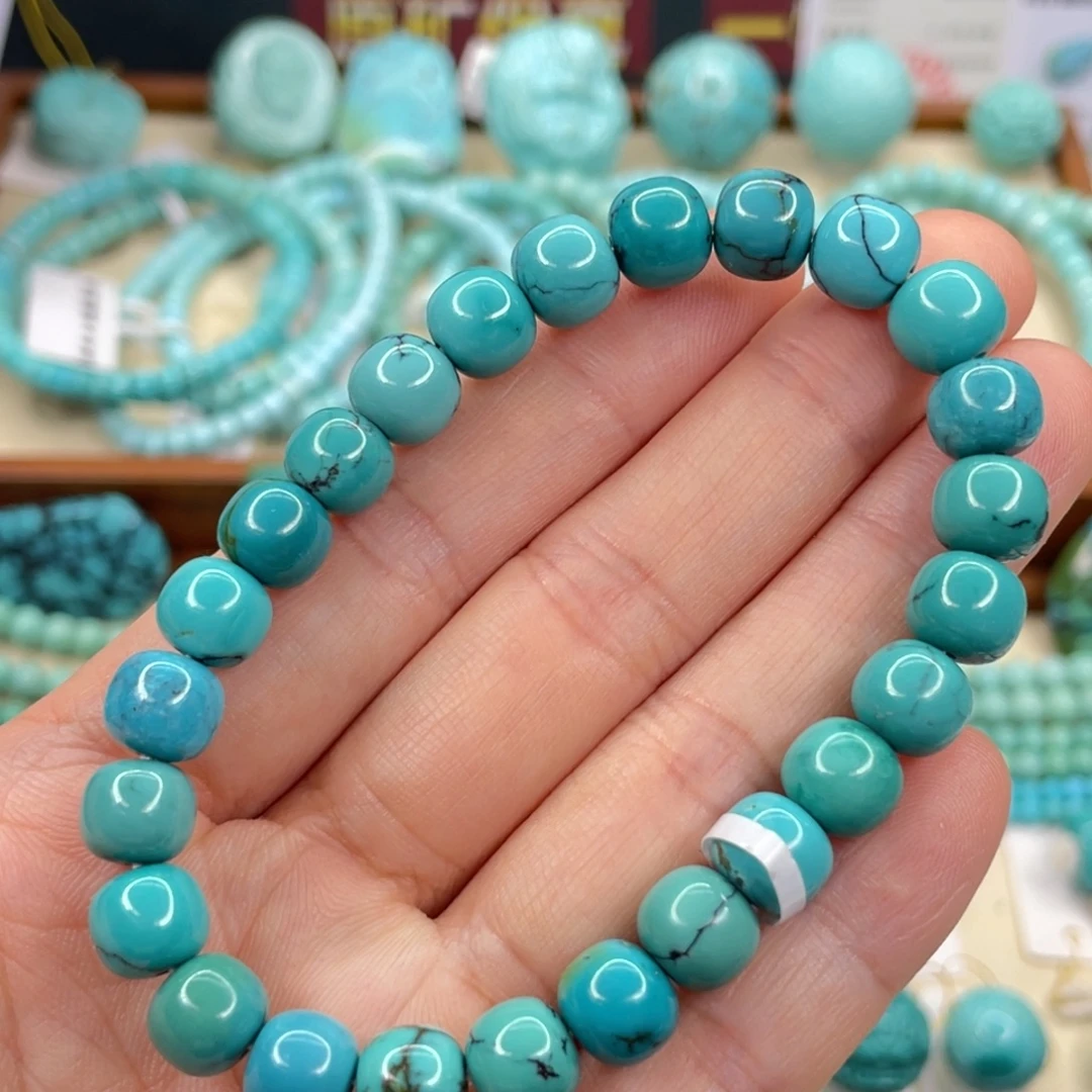 绿松石未镶嵌挂件