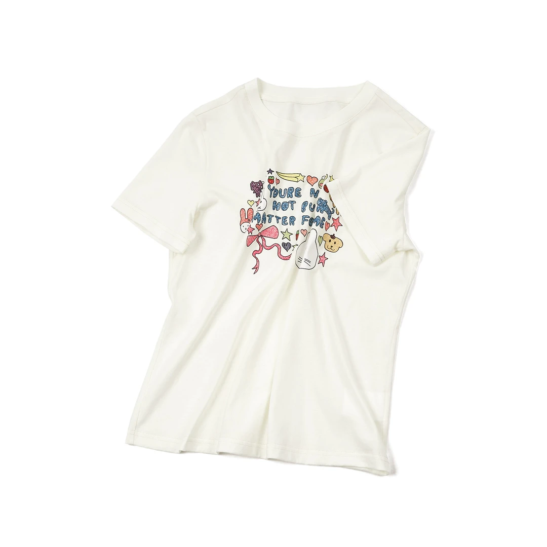 【卡通字母短袖】TXCL52055