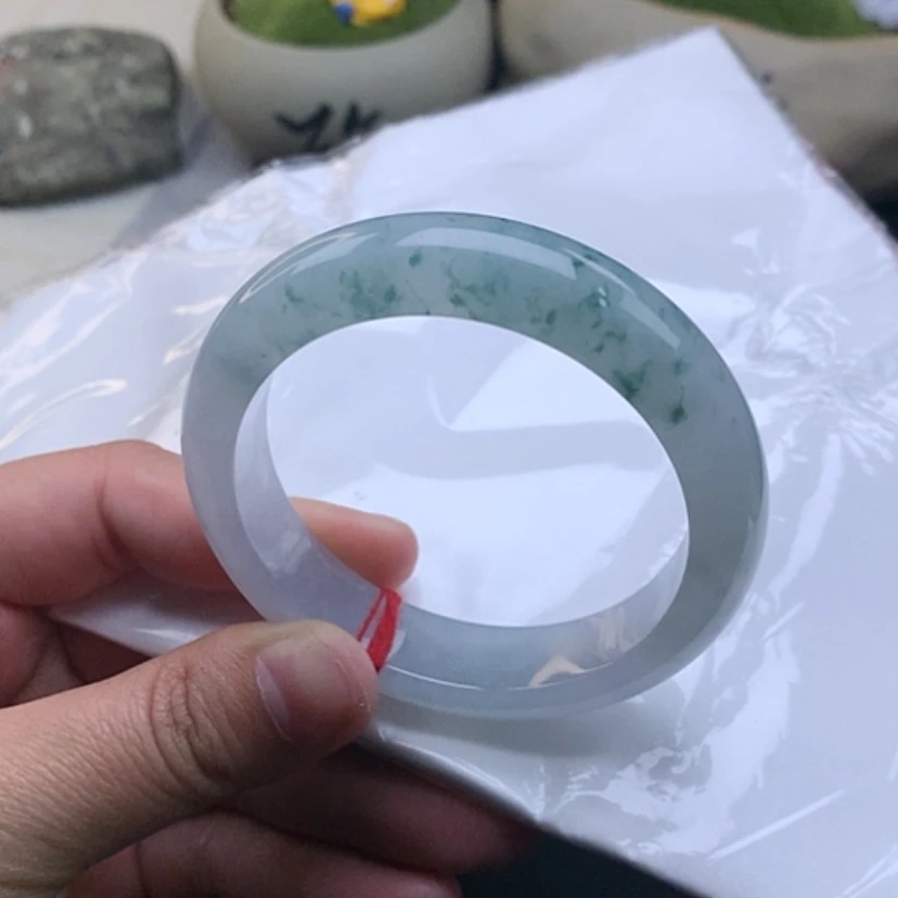 【闪购商品】翡翠手镯未镶嵌54.6冰飘花