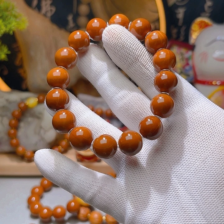 橄榄核手串/手链1.3广西老树红铁核小精品