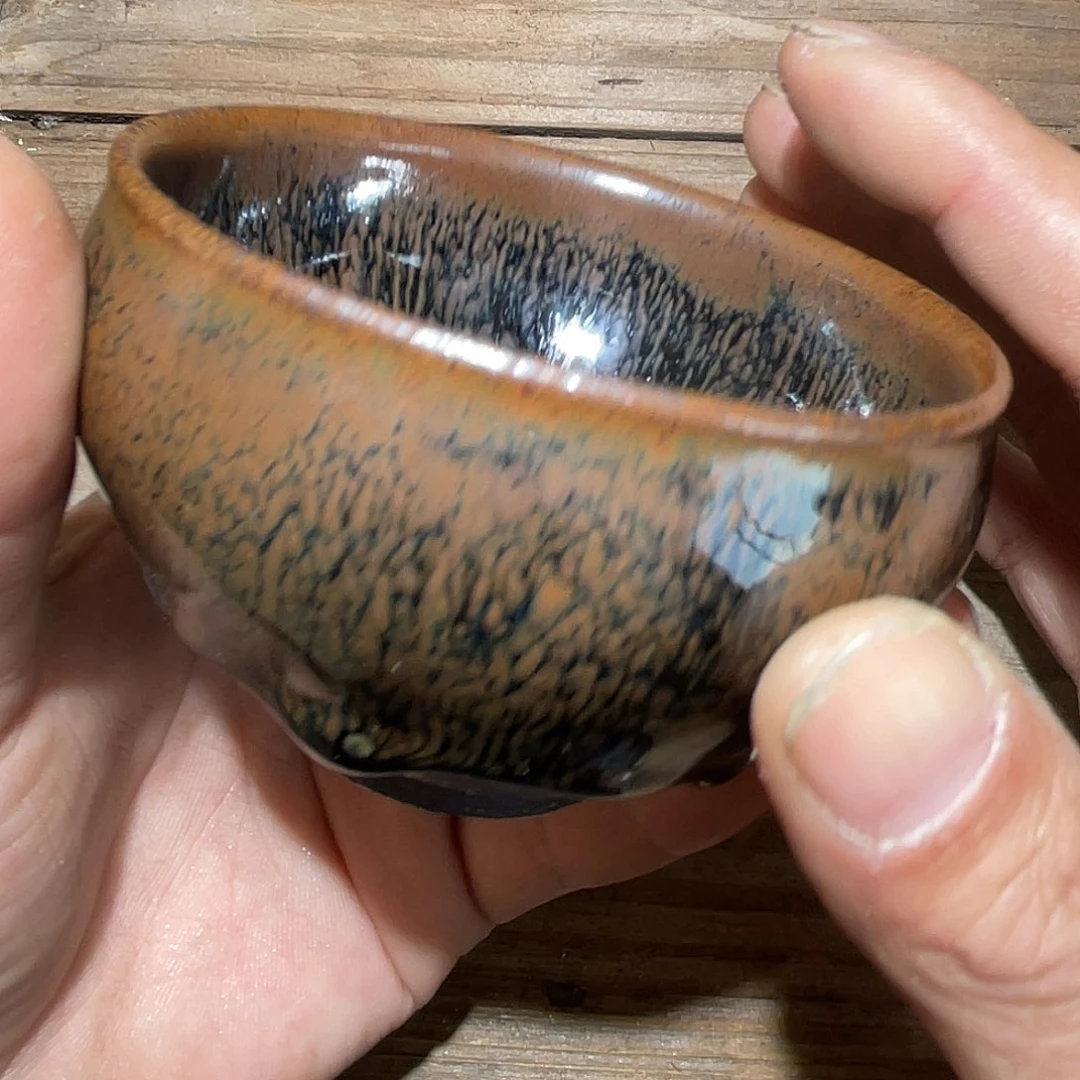 茶盏建窑建盏柴烧382