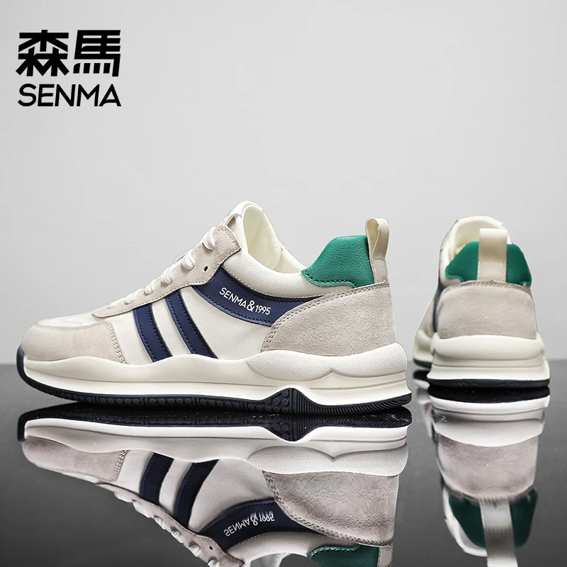 森马男鞋夏季新款潮流运动板鞋厚底增高透气网面时尚休闲阿甘鞋男