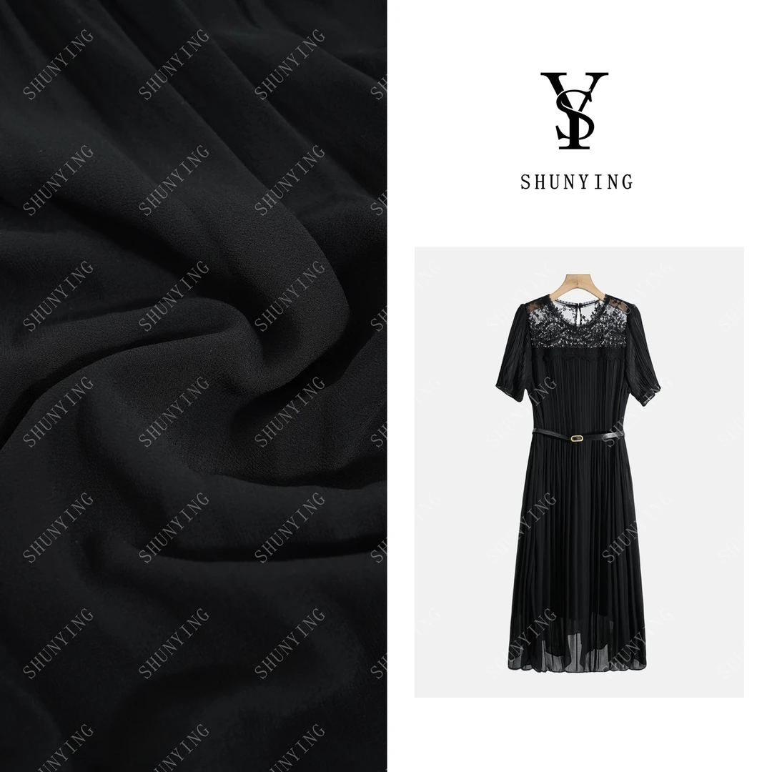 【仟娜】精致高级感！精致气质减龄百褶修身显瘦连衣裙SY72LYQ2538