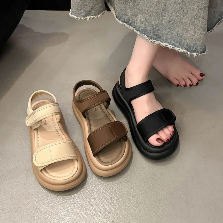 罗马凉鞋女夏季软底不累脚爆款凉拖鞋2025新款女士外穿休闲沙滩鞋