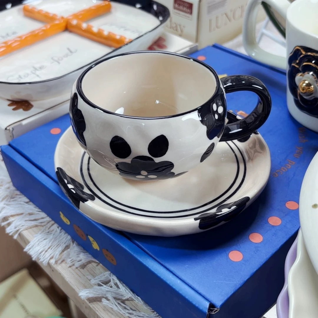 陶瓷山茶花两件套