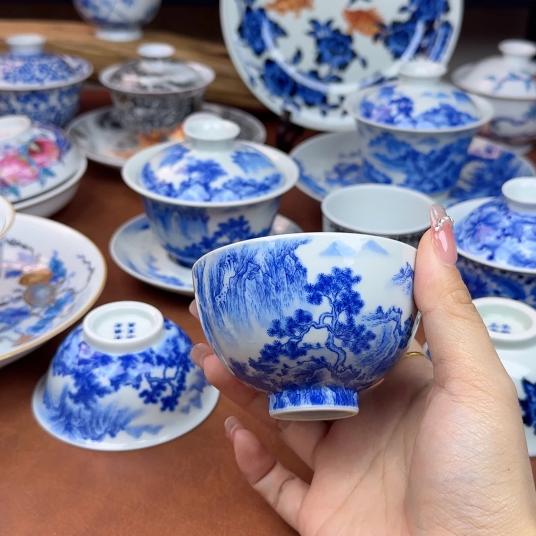 陶景德镇陶瓷手绘杯子