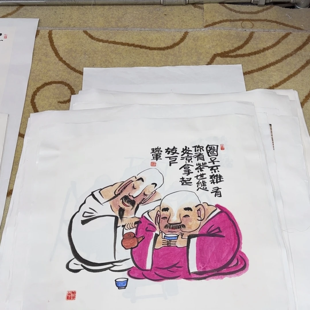 国画武瑞军老师作品刘