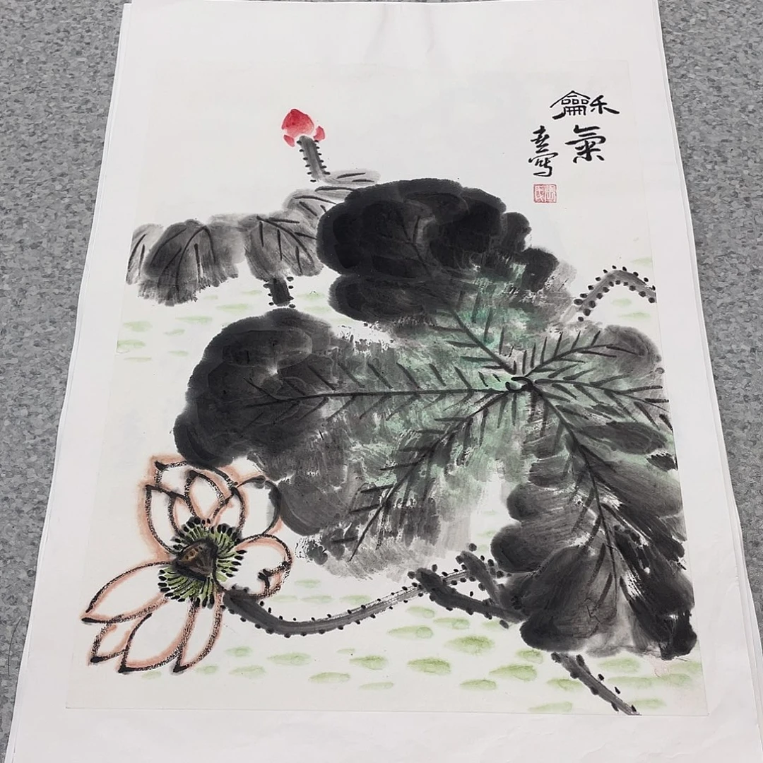 国画1.4平尺国画作品