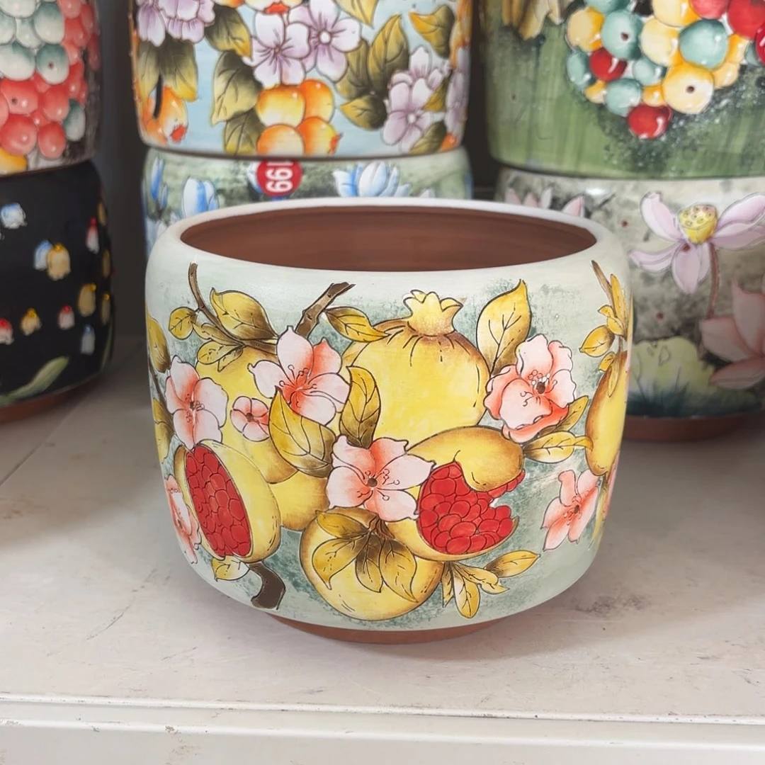 景德镇手绘花盆陶瓷14/13