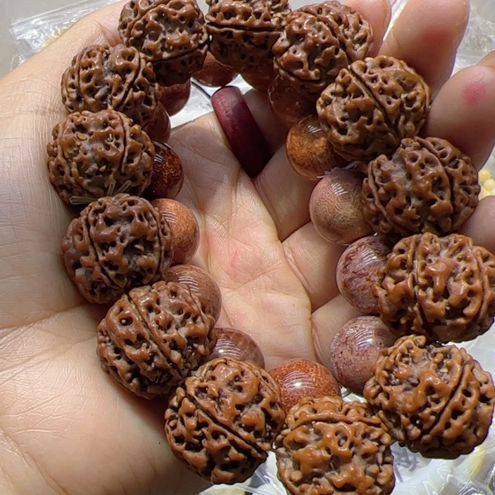 核桃手串/手链1.6姑娘玉