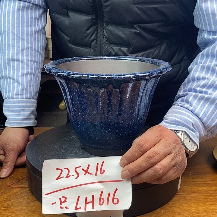 紫砂花盆货号一只LH616