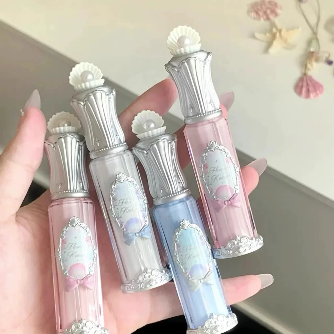 花知晓贝壳珍珠唇部精华口红水光滋润显白裸色正品