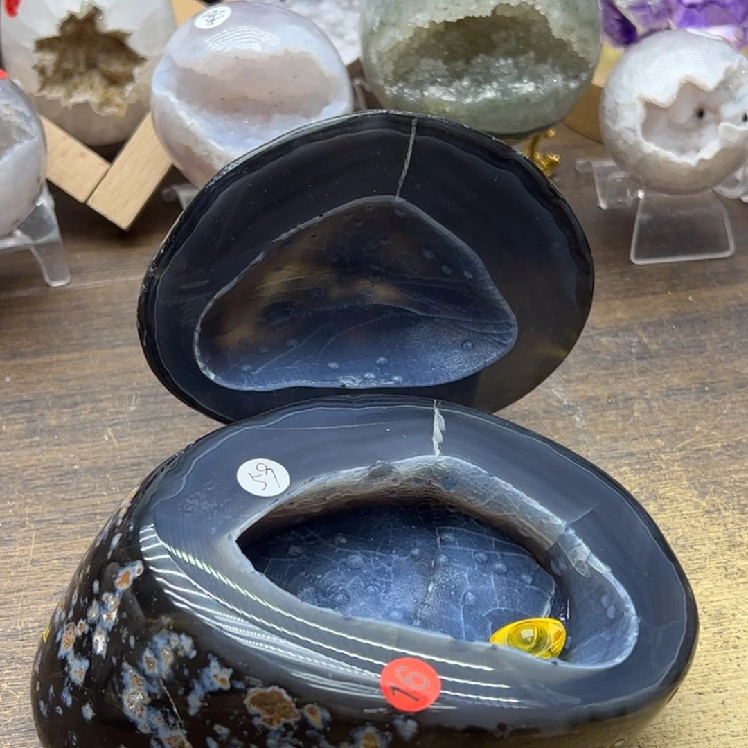 水晶未镶嵌珠宝半成品有修聚宝盆16