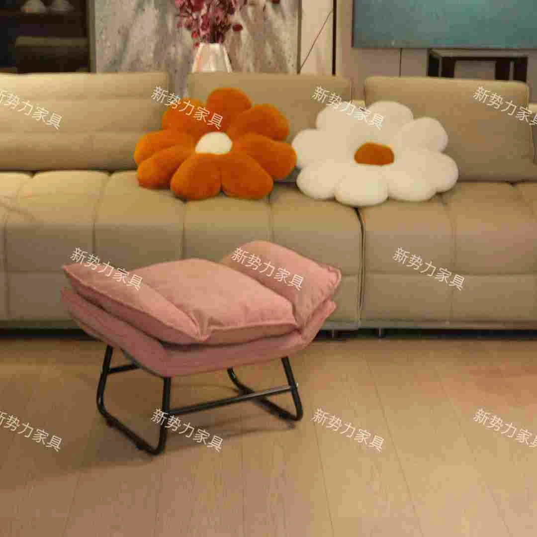云朵沙发单独脚踏矮凳厚垫轻奢客厅家用创意简约阳台北欧