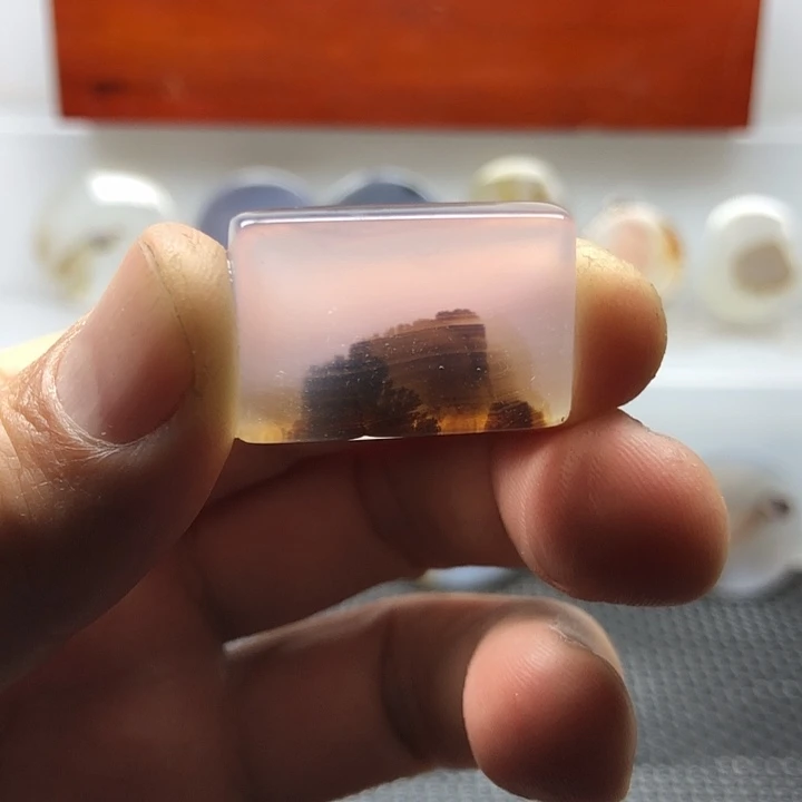 玛瑙/玉髓未镶嵌海洋玉髓象形花片