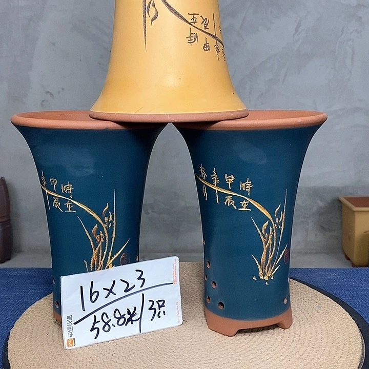 紫砂花盆紫砂花盆