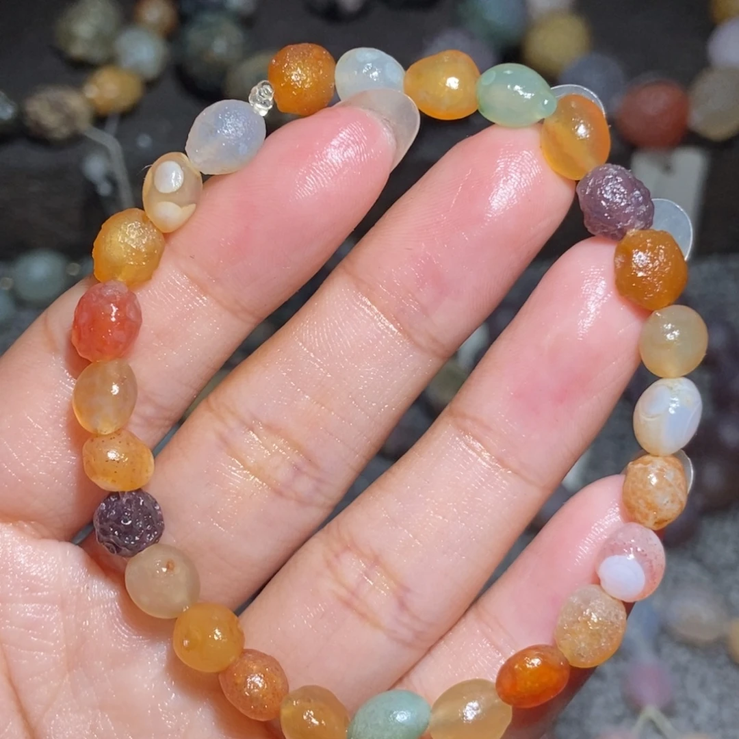 未镶嵌玛瑙/玉髓珠宝半成品
