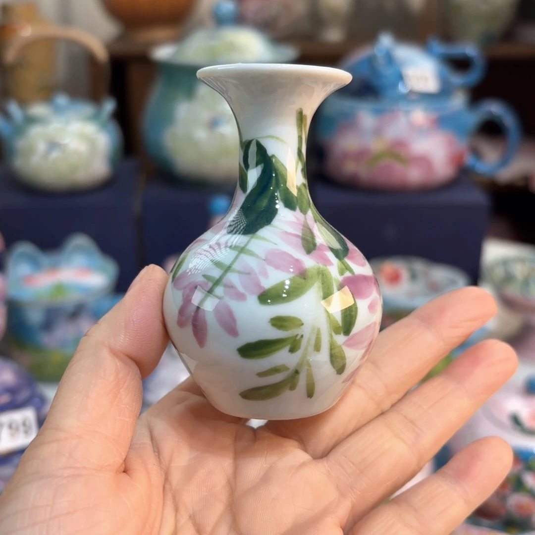 景德镇手绘高温釉下彩陶瓷茶具