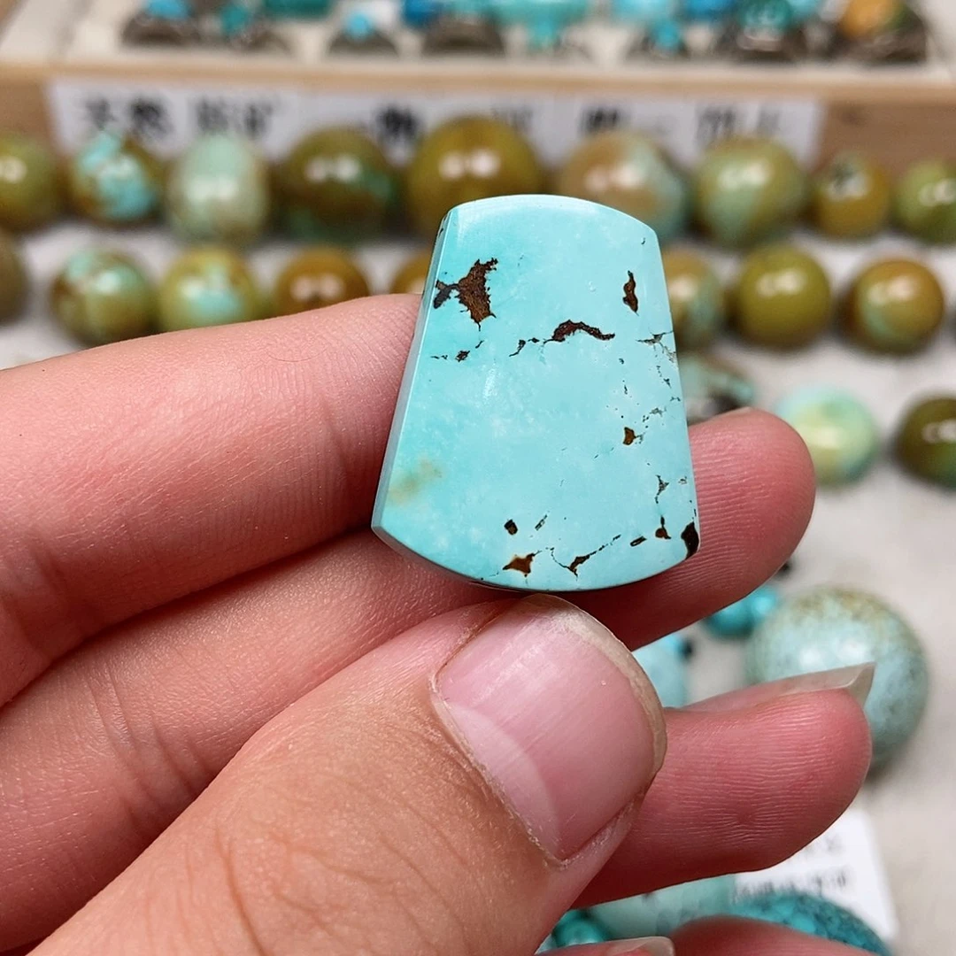 未镶嵌绿松石珠宝半成品