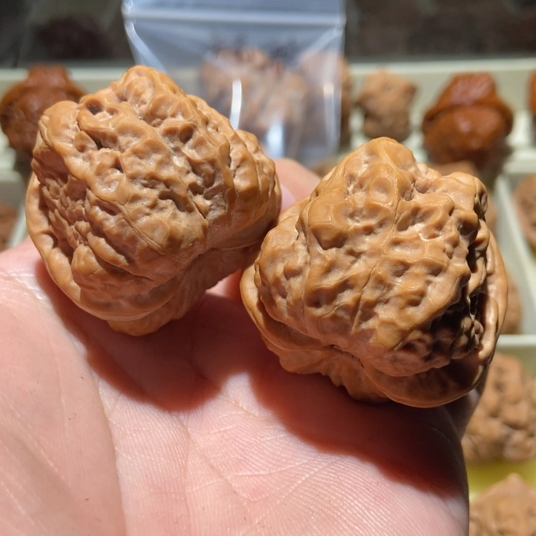 把件文玩核桃40肌肉蹬眼蛙