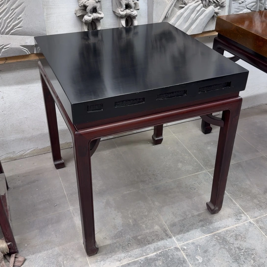 砖雕70x70 黑色 一套 高77cm