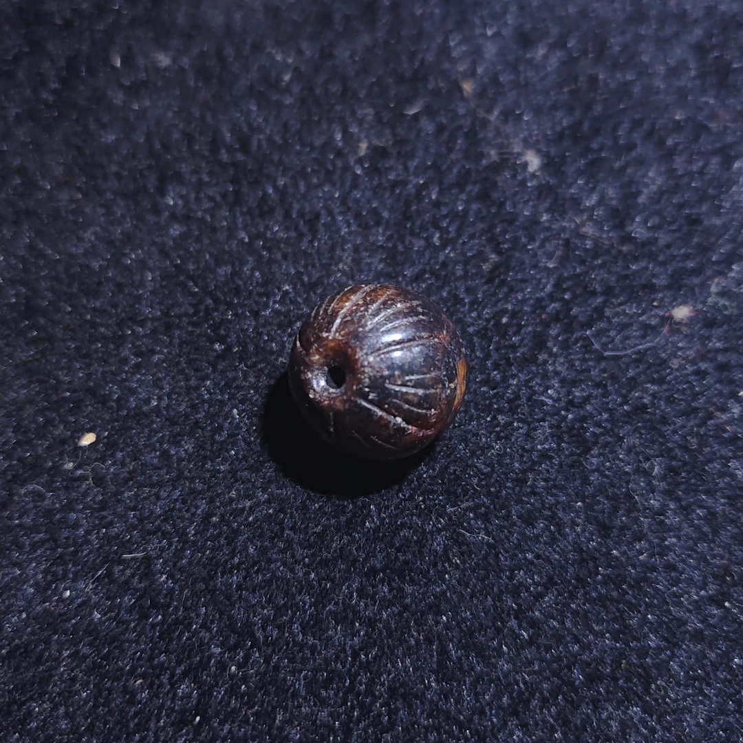 老玉珠子和田玉挂件手工精雕雕刻老型藏式