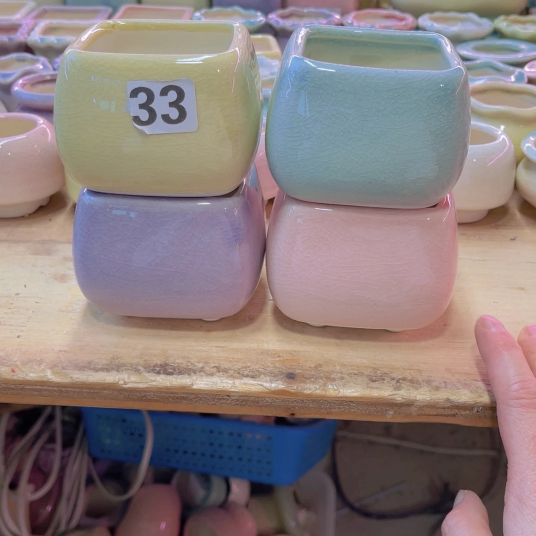 陶瓷花盆当场凑满12包邮