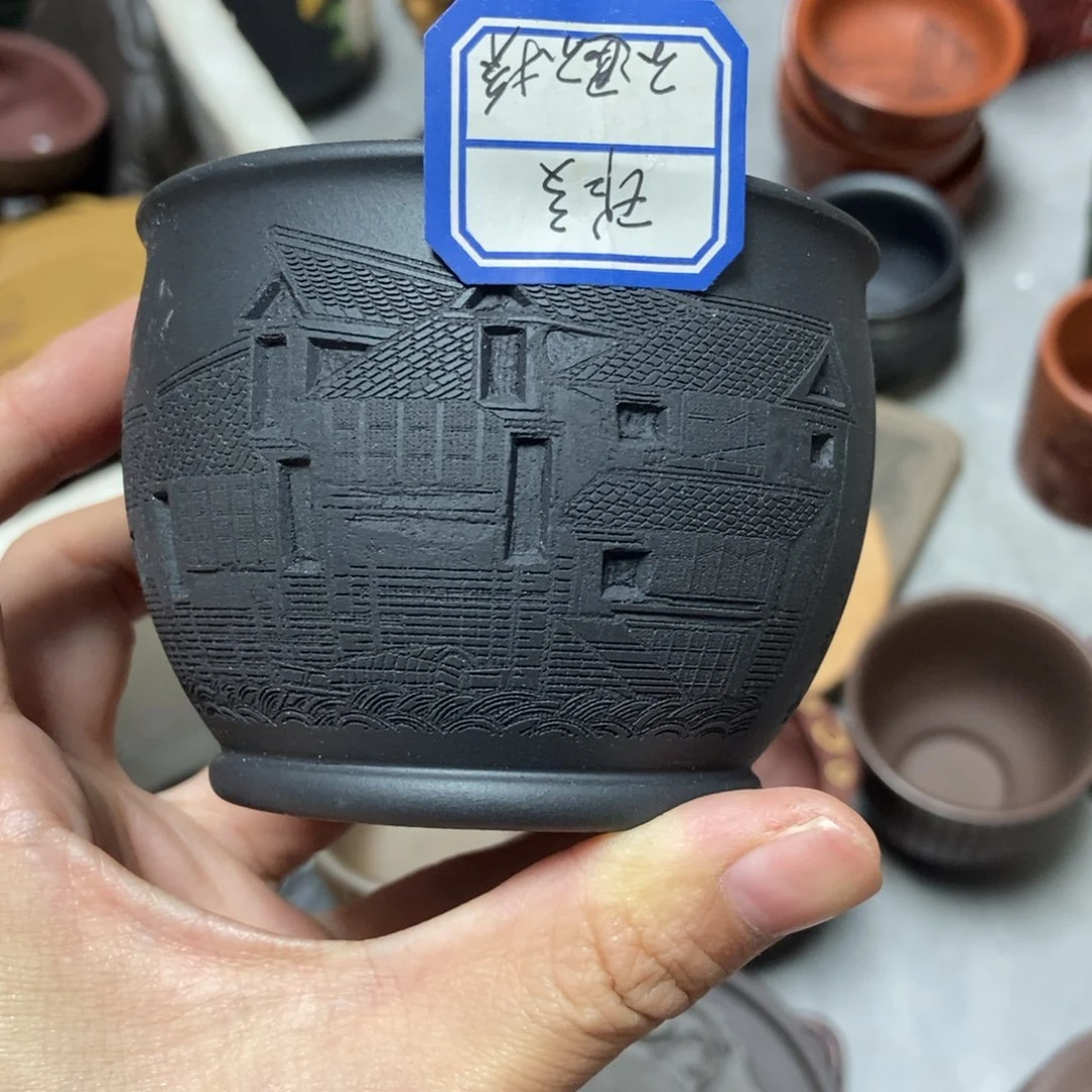 茶杯紫砂瑕疵不退不换介意勿拍