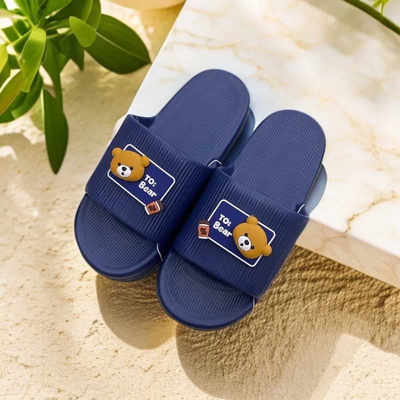 时尚ins韩版Eva情侣夏季一字拖凉拖鞋厚底防滑夏季男女防滑拖鞋