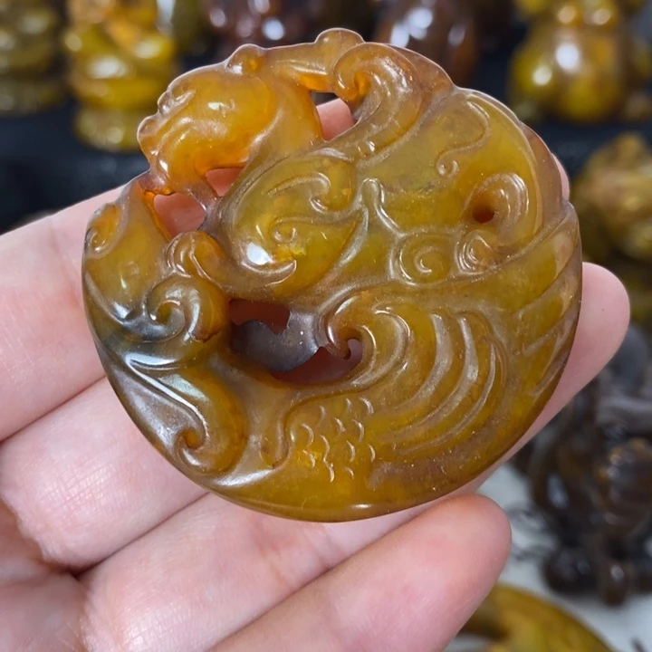 未镶嵌蛇纹石玉颈饰110