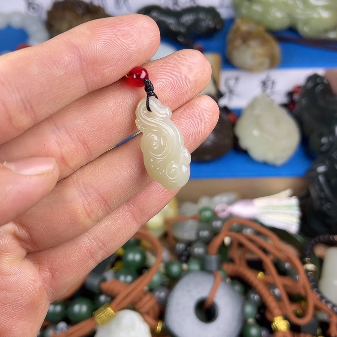 和田玉未镶嵌挂件1号和田玉