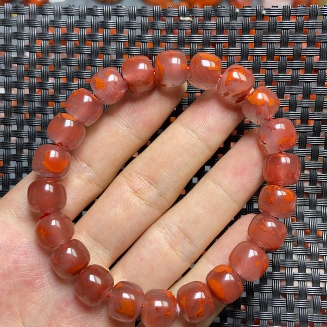 南红玛瑙未镶嵌手串10+’mm